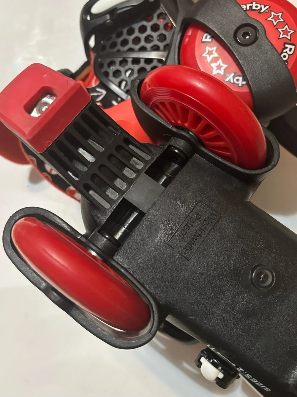 Adjustable Kids Inline Skates - Black & Red